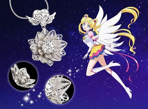 sailor moon diamond|diamond sailor moon pendant.